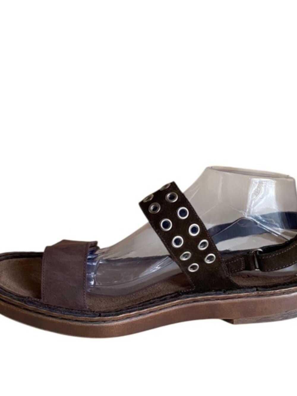 NAOT Alameda Sandal Woman 42 Brown Grommet Adjustable Comfort Cork Footbed